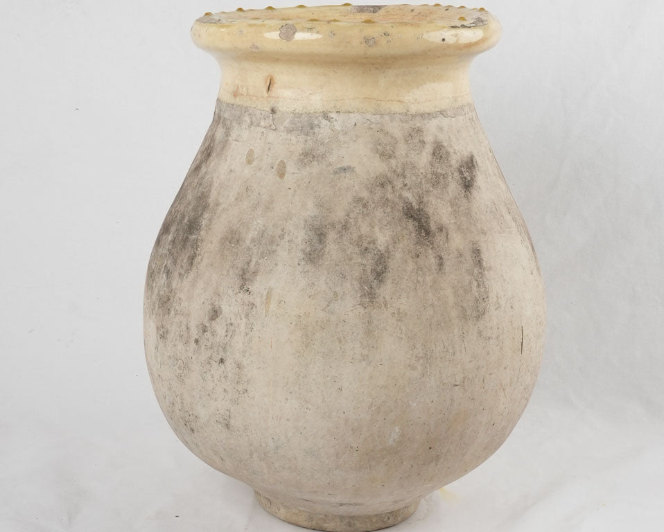Antique French olive jar - Biot jar 19th century 22½"