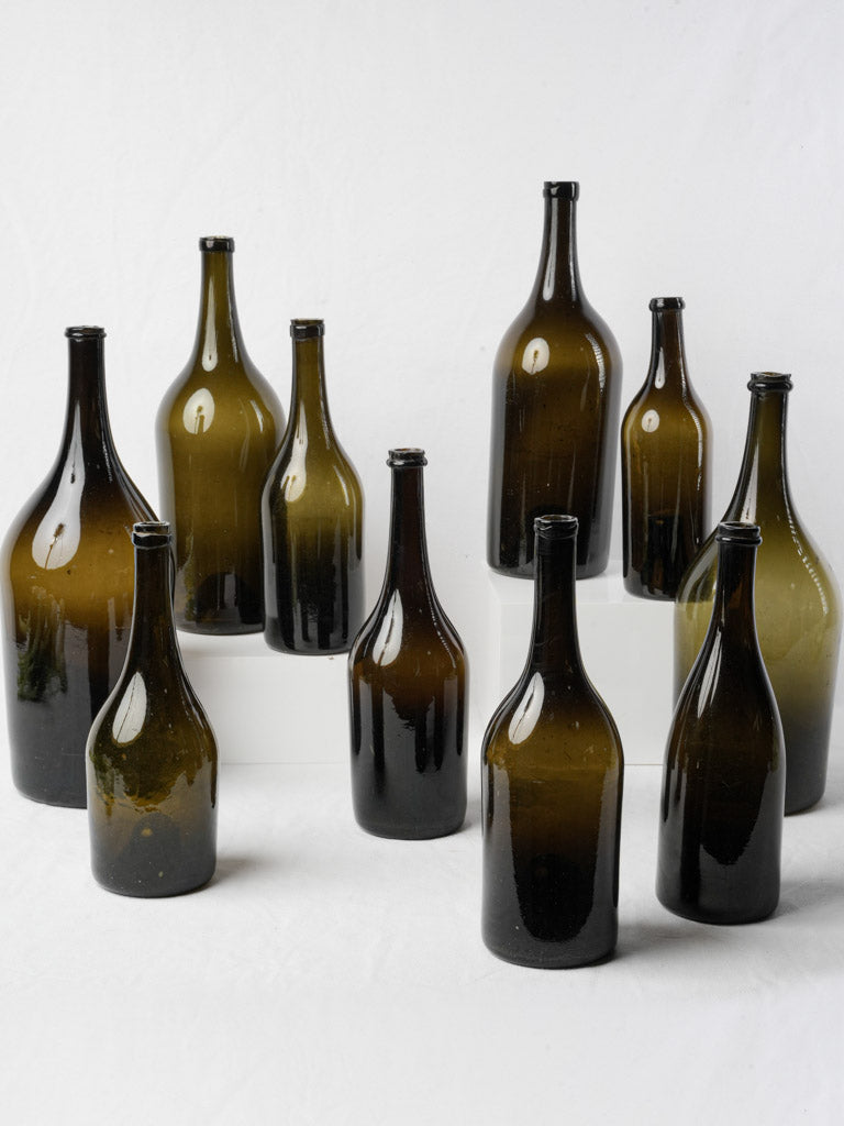 Captivating traditional glass bottles