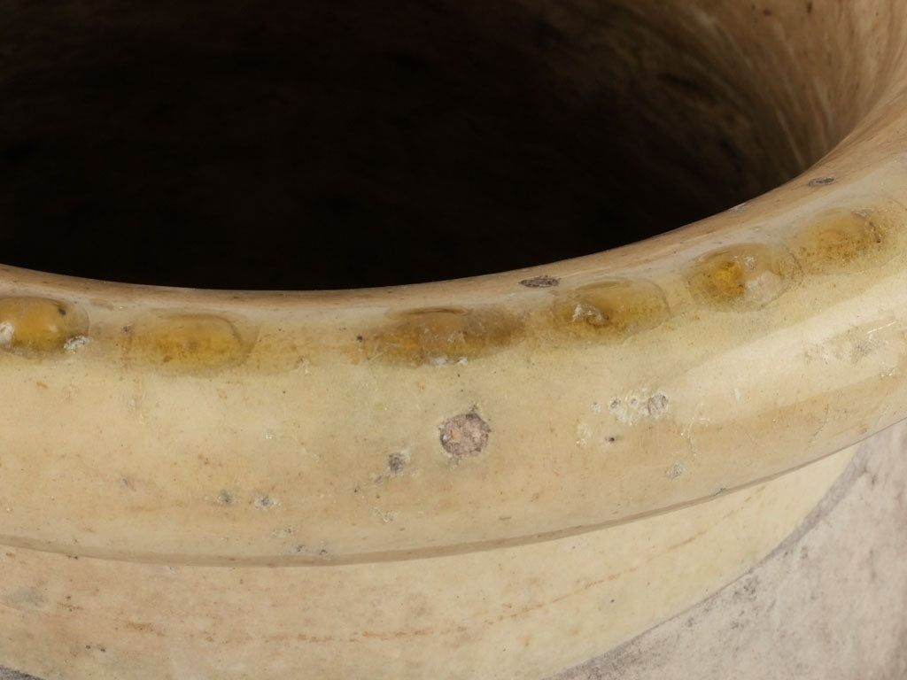 Antique French olive jar - Biot jar 19th century 22½"