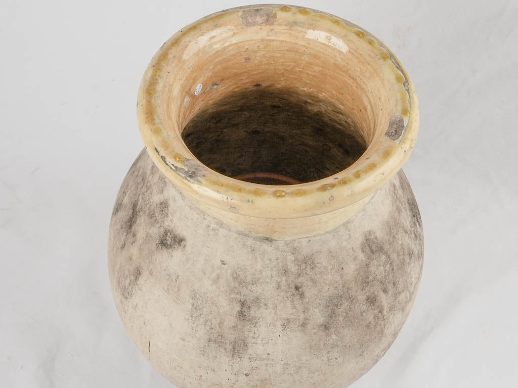 Antique French olive jar - Biot jar 19th century 22½"