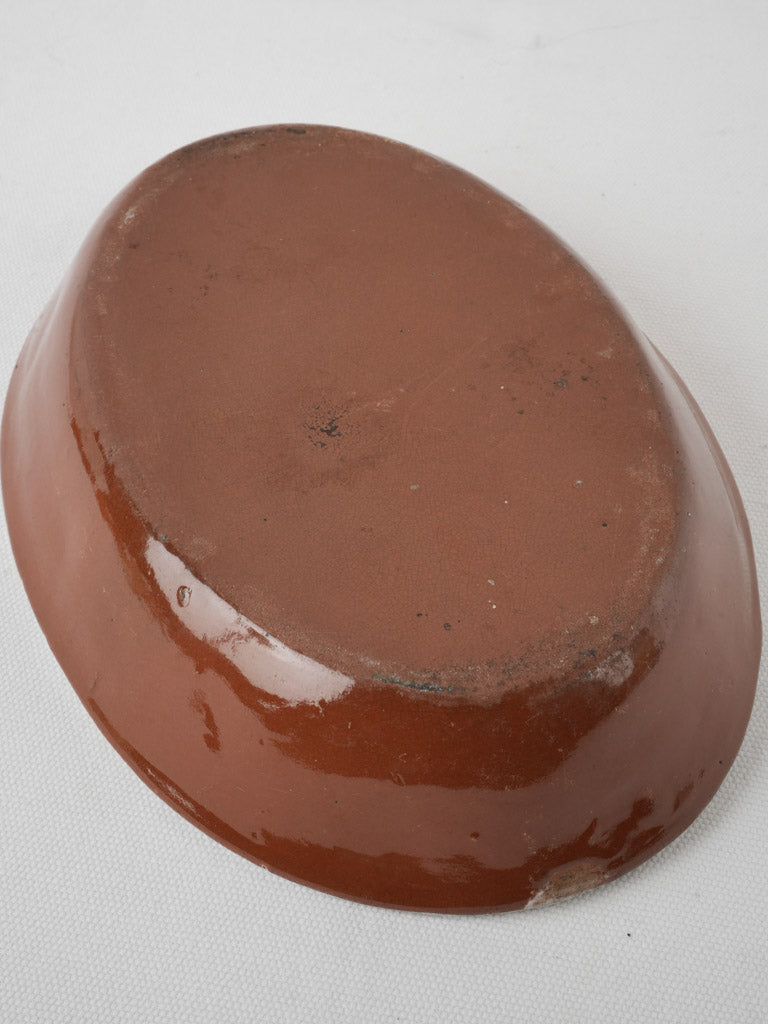 Petite vintage French gratin dish