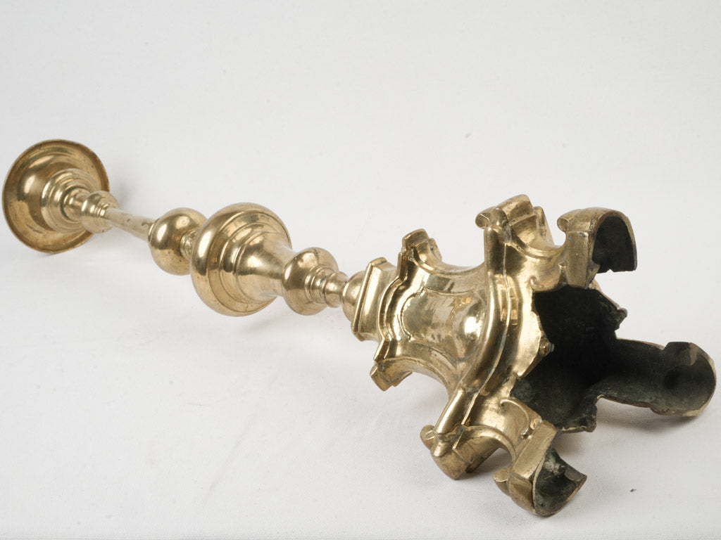 Exquisite ornamental bronze candelabra