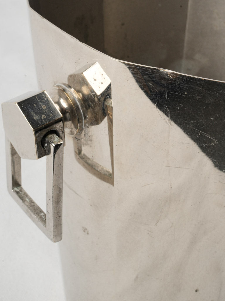 Elegant embossed label wine chiller