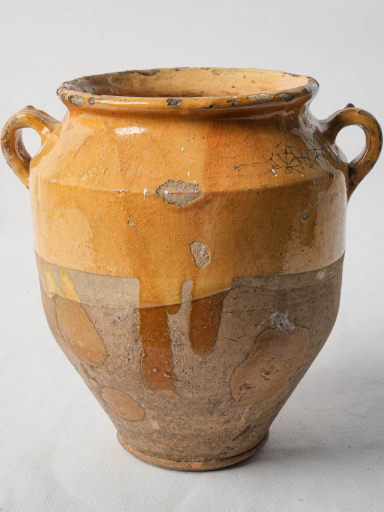 Rustic 19th-century glazed pottery