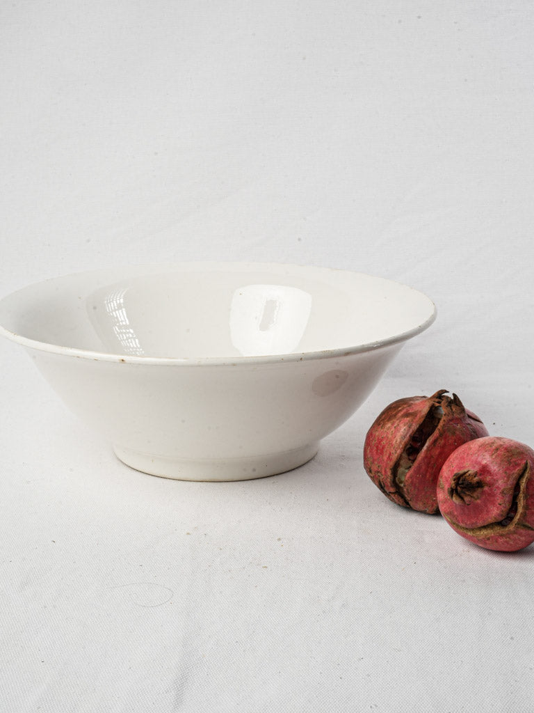 Vintage French ceramic salad bowl
