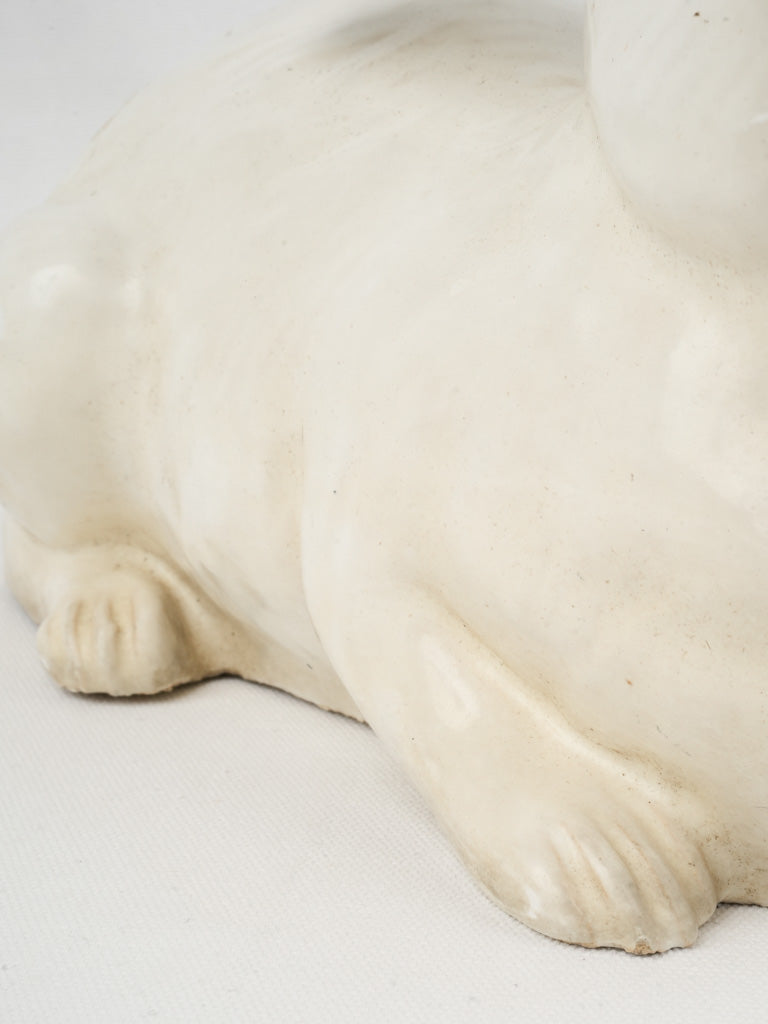 Playful Bavent terracotta rabbit ornament
