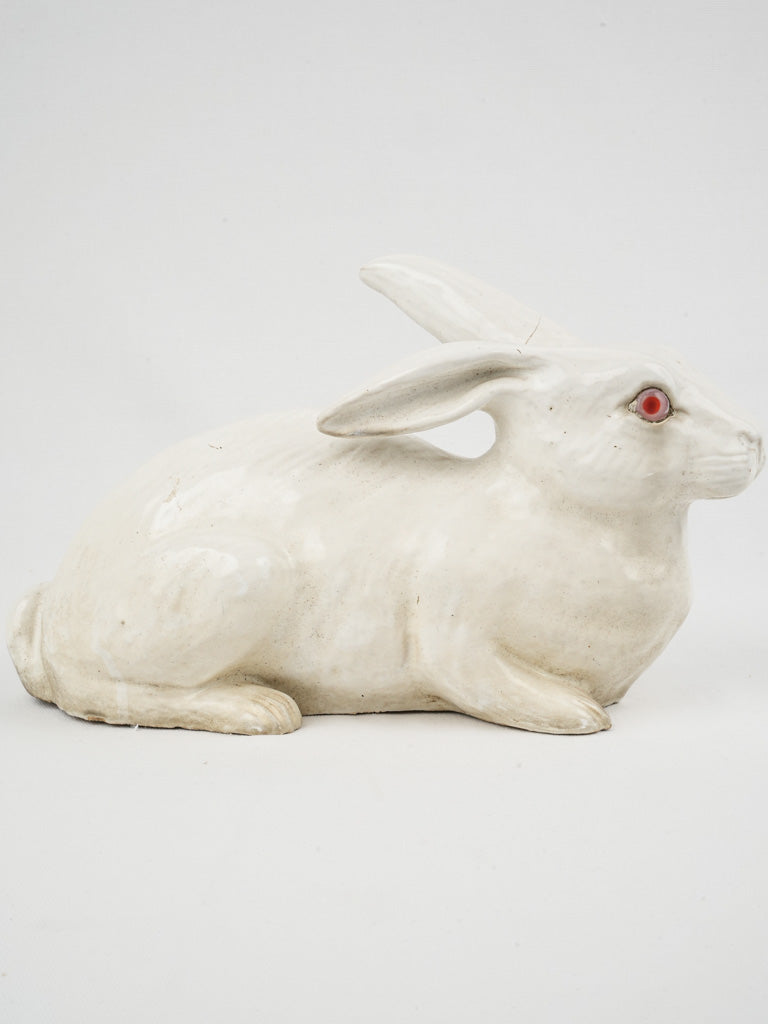 Whimsical old-world terracotta figurine