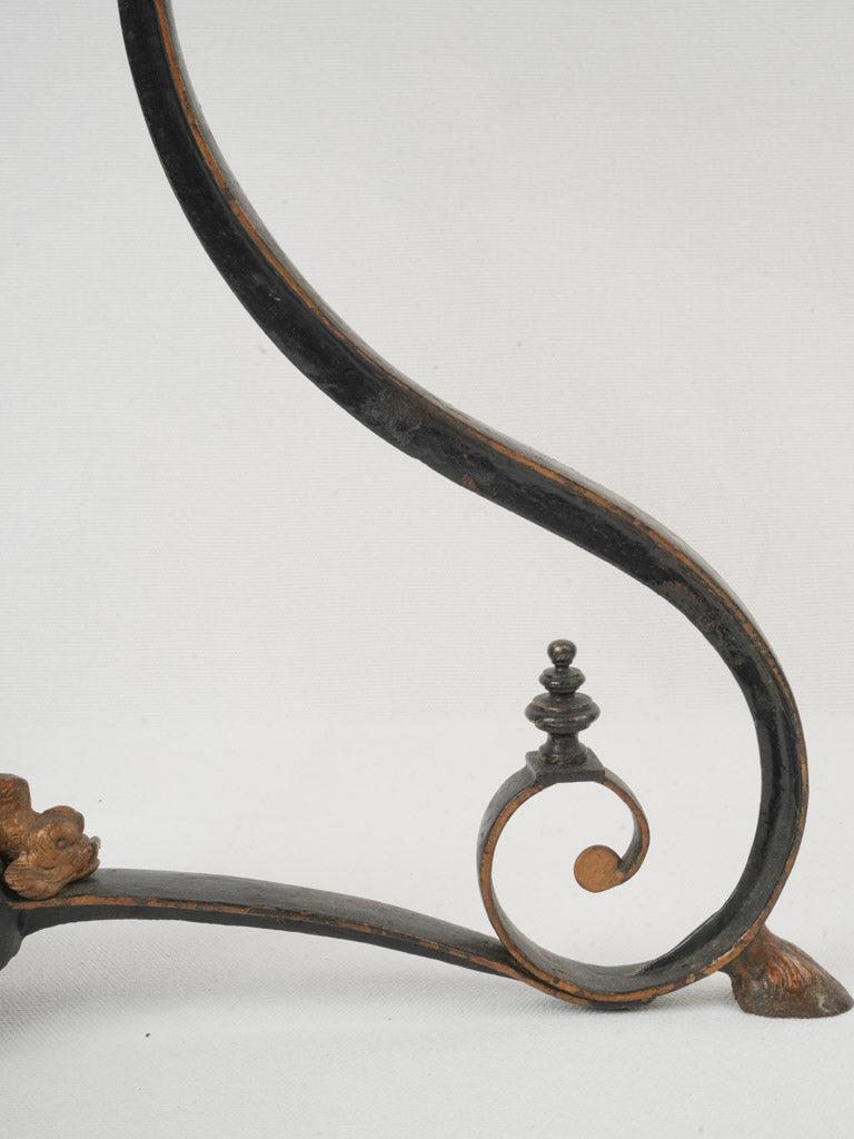 Industrial charm antique music stool