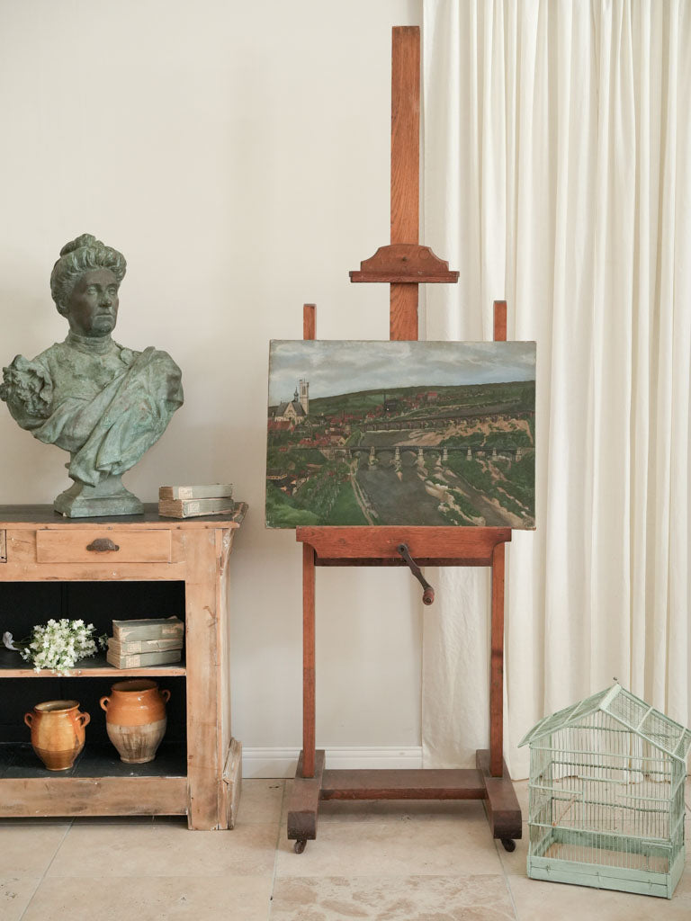 Vintage raw whimsical French artwork