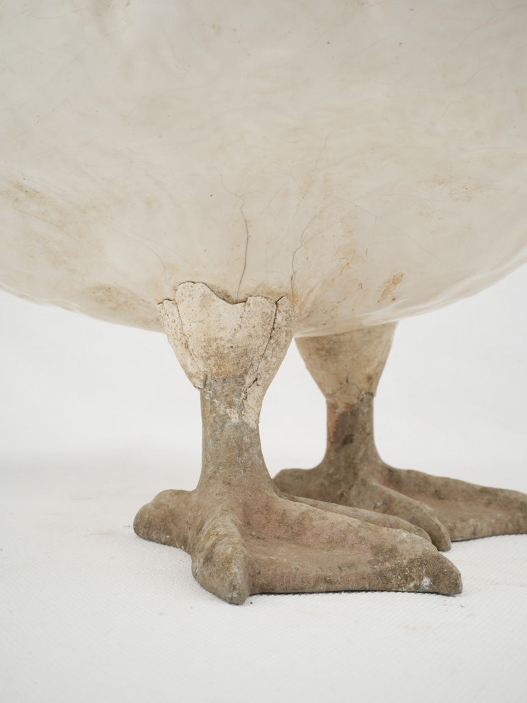 Classic French Ceramic Goose Ornament