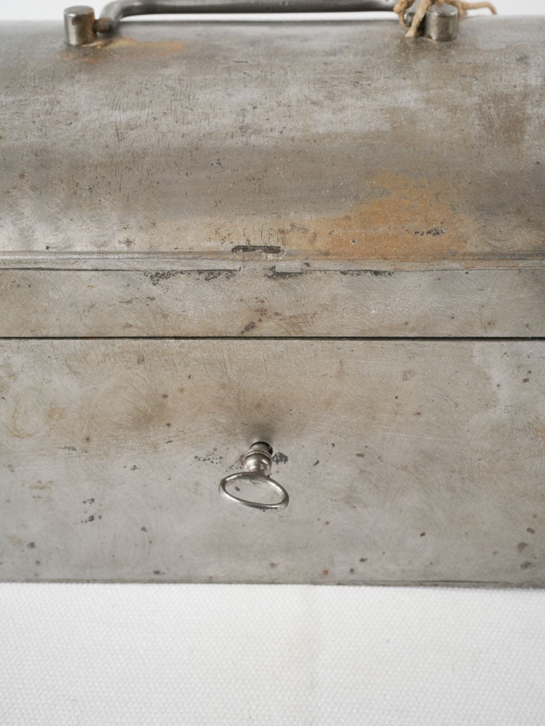 Charming vintage metal container