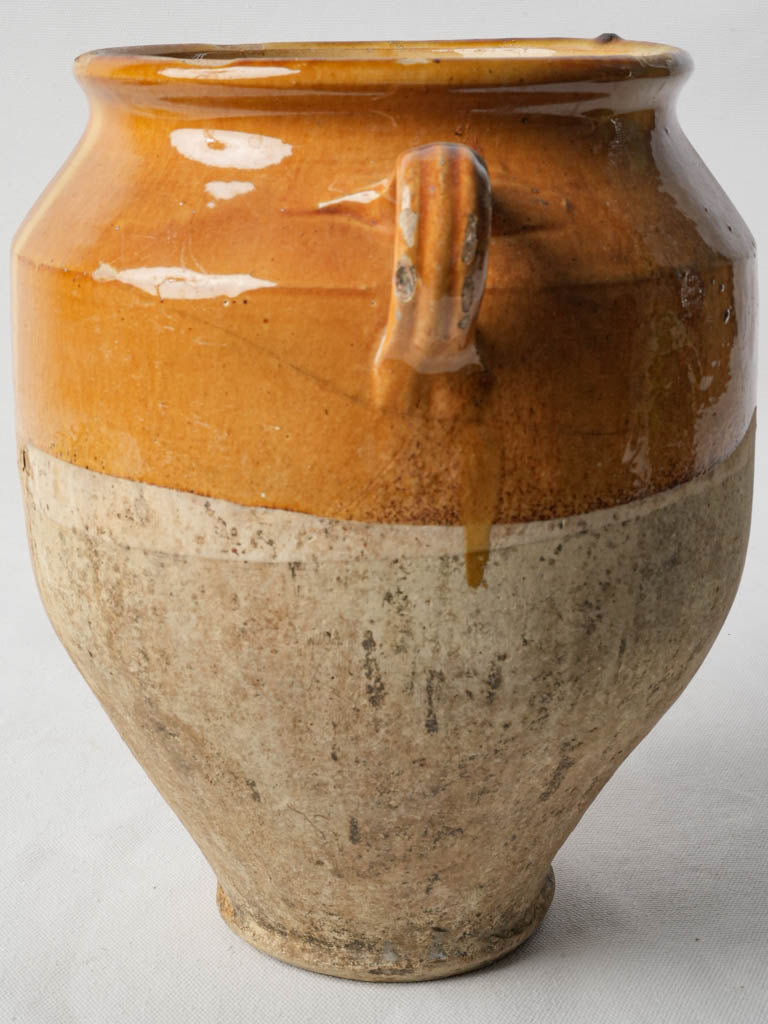Patina-rich handmade French container