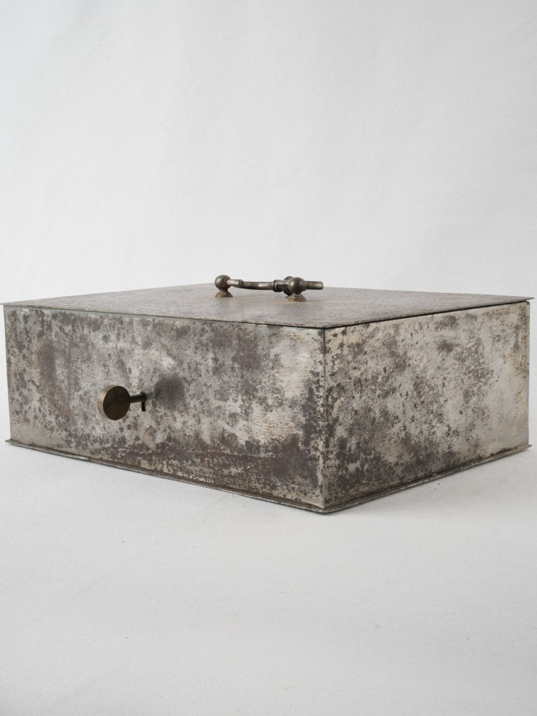 Vintage metal antique box