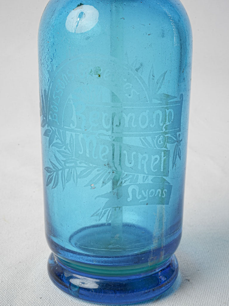 Patina metal top siphon