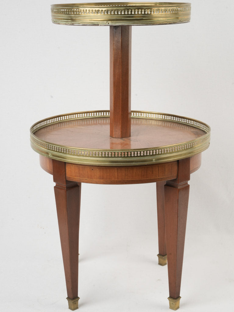 Luxurious marble-top serving table