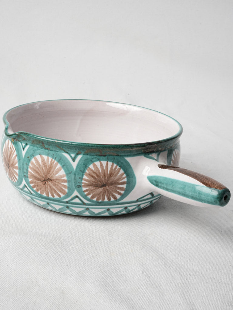 Vintage ceramic saucepan