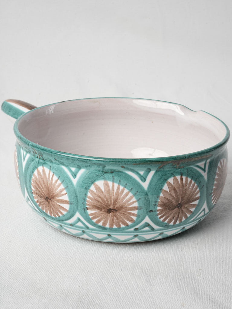Turquoise Vallauris saucepan