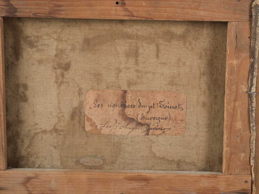 Elegant 19th-century farm life picture