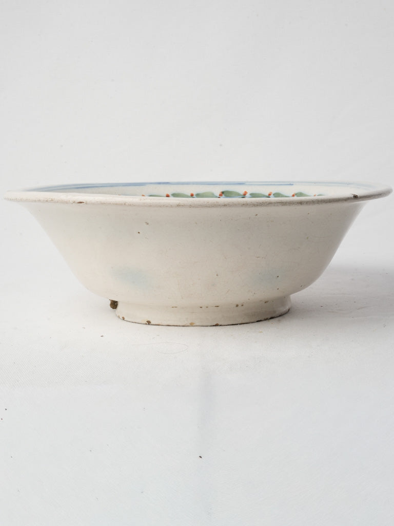 Provenance-inspired handcrafted serving bowl