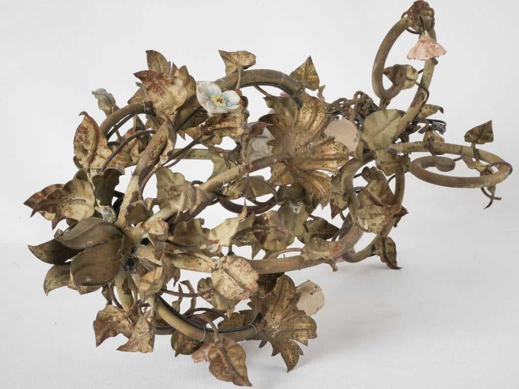 Elegant French tole lighting piece