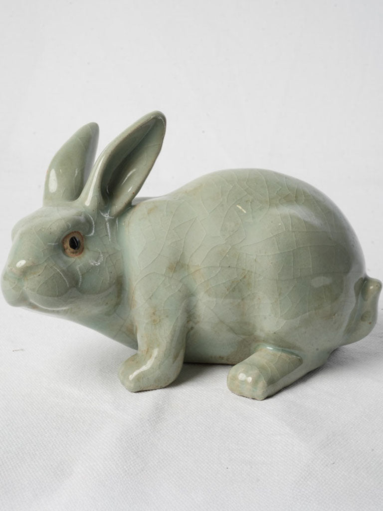 Charming vintage ceramic rabbit figurine