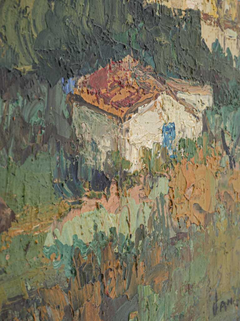 Vivid colorful countryside scene