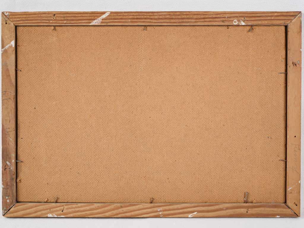 Lush dimensional mid-20th-century painting