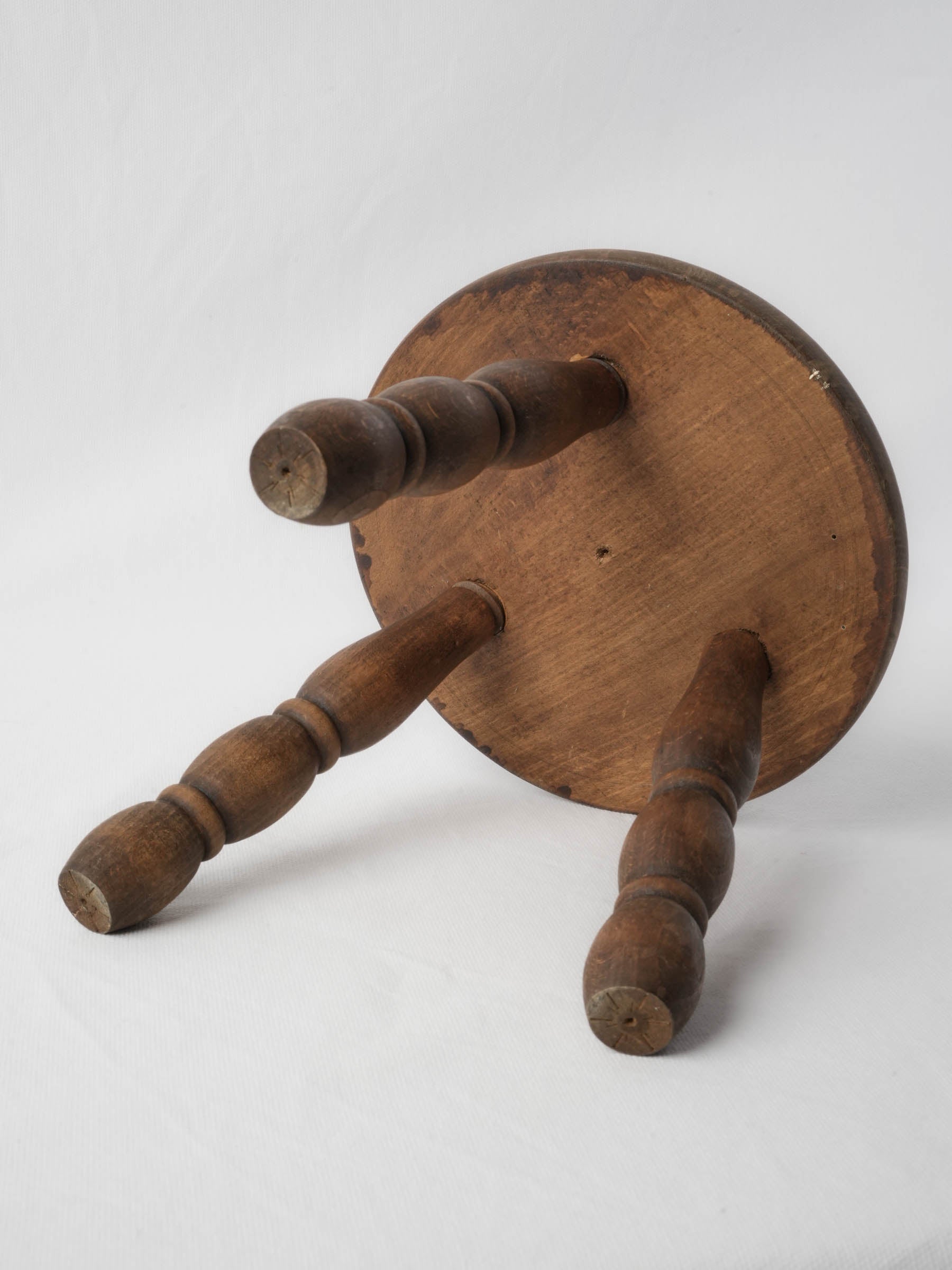 Textured wood rustic country stool