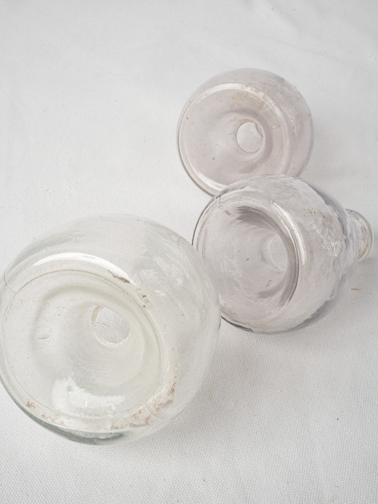 Antique glass garden wasp lures