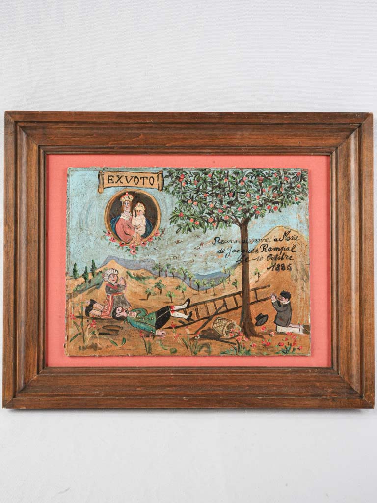 Whimsical French folk art ex-voto