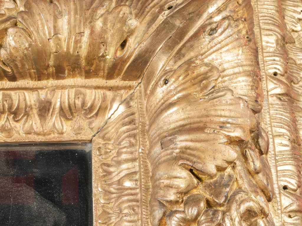 Decorative vintage accent mirror