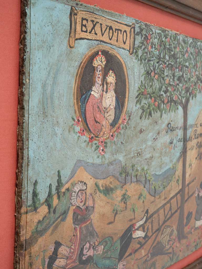Rustic charming 19th-century ex-voto