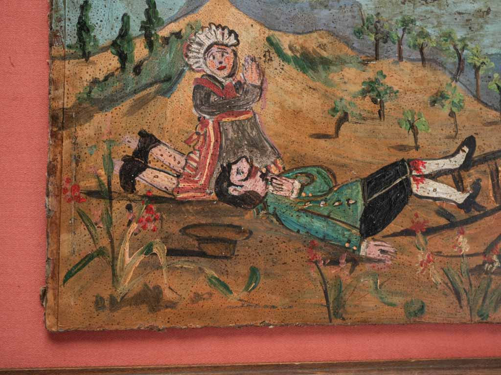 Historic Provençal folk art piece