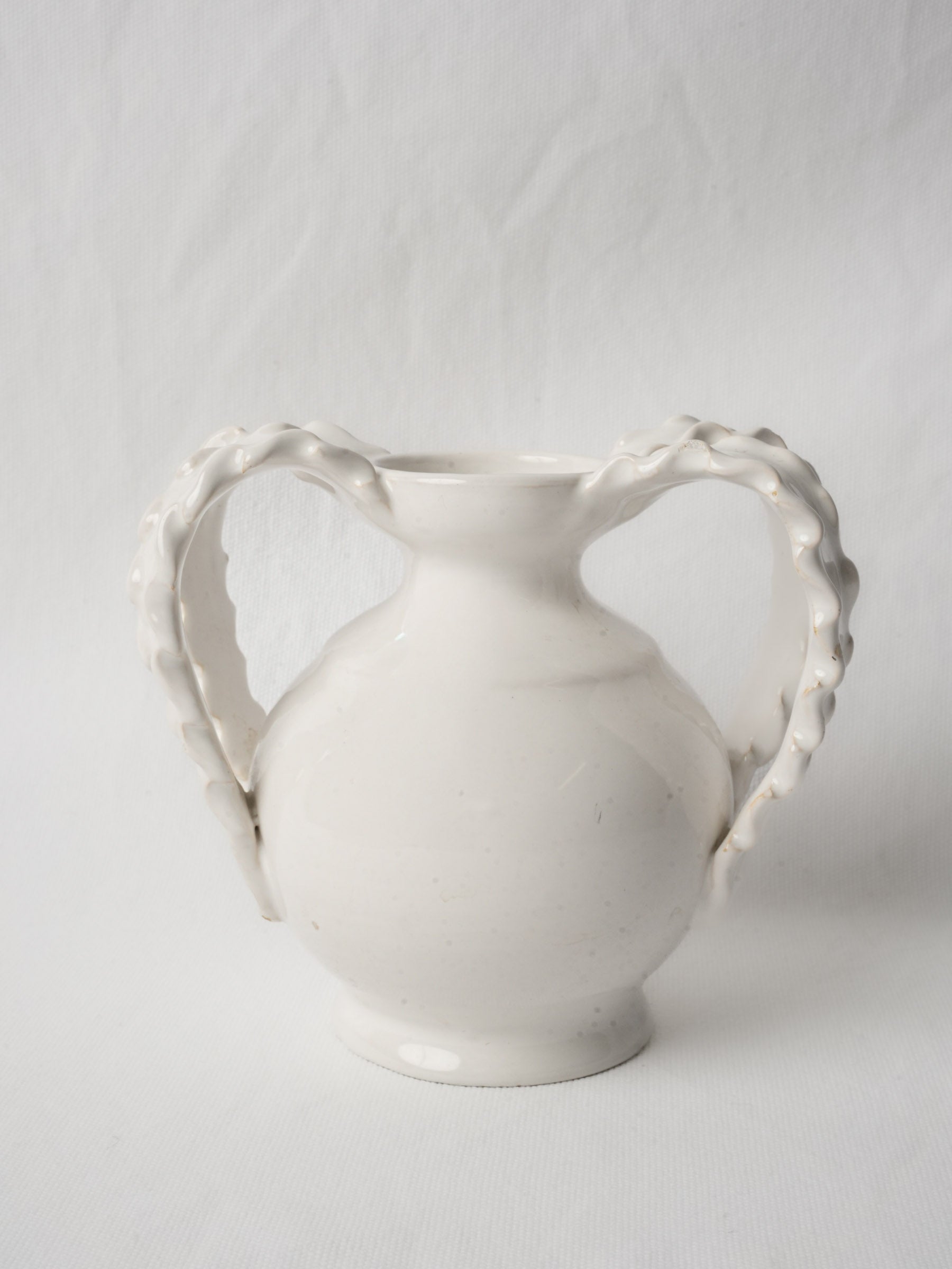 Vintage handcrafted sculptural vase