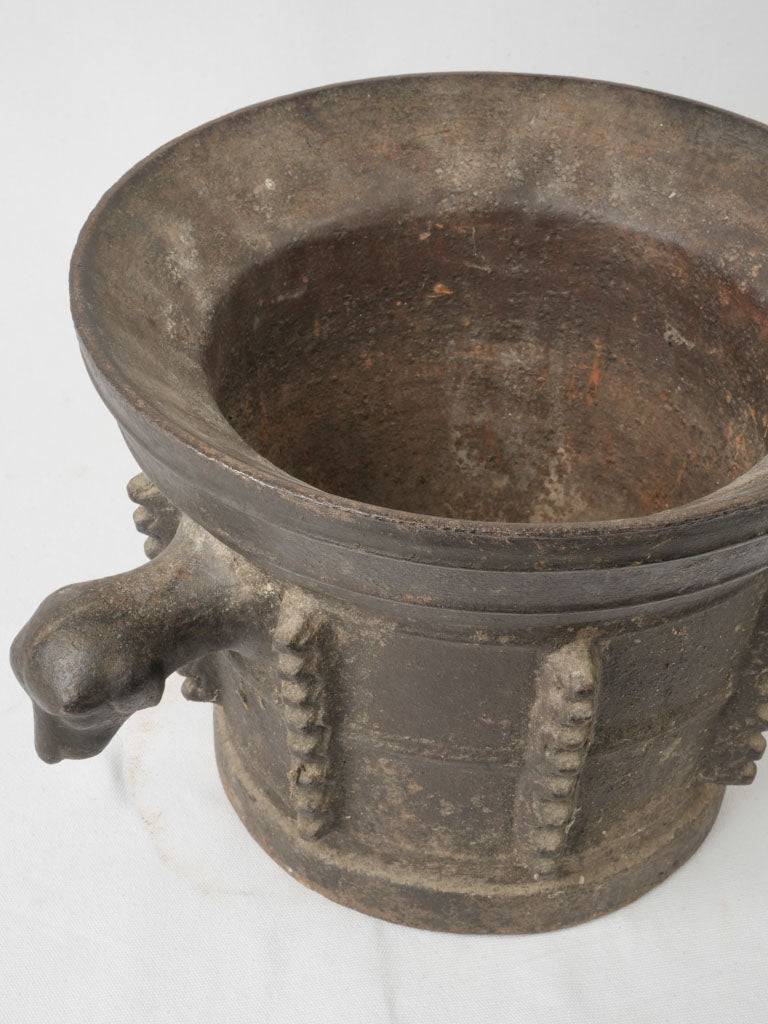 Intricate design mortar handles