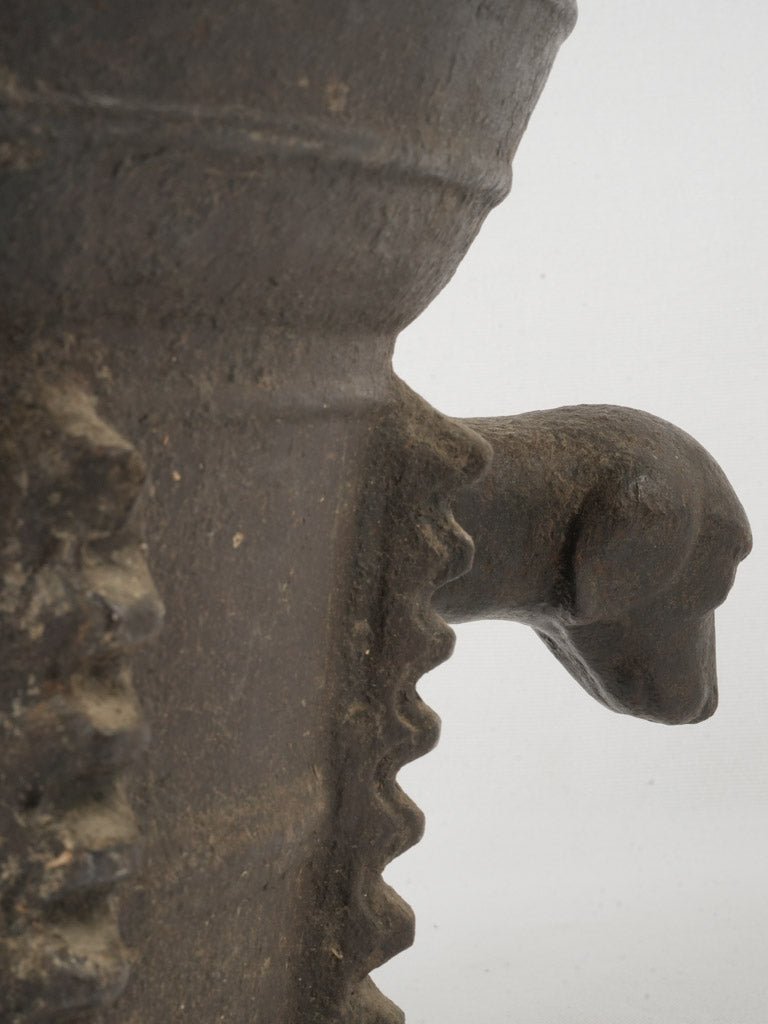 Rustic 17th-century kitchen vessel