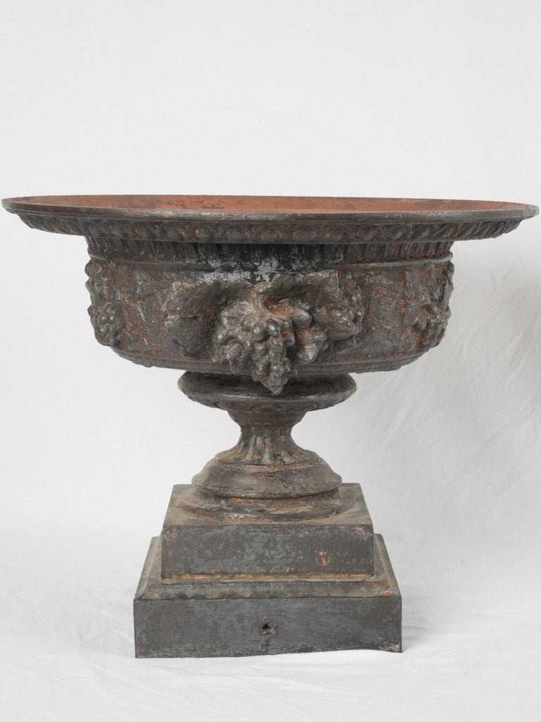 Aged French Cast Iron Planter
