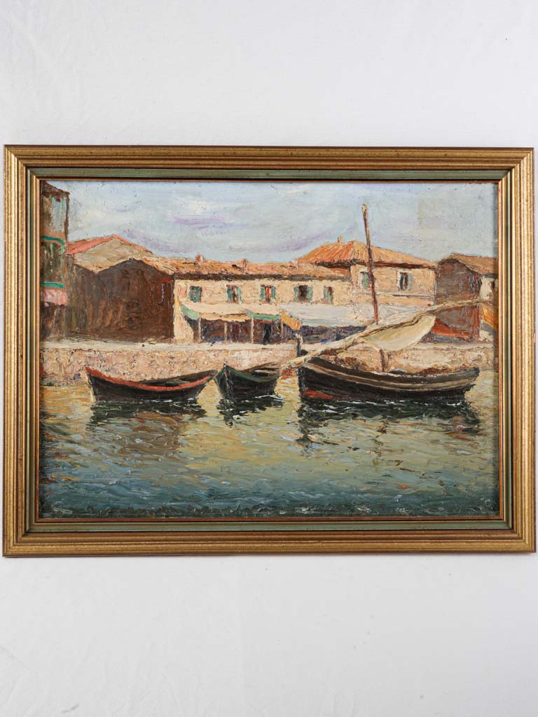 Exquisite vintage oil painting