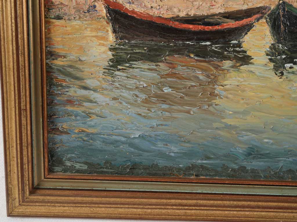 Rich-colored thick brushstroke painting