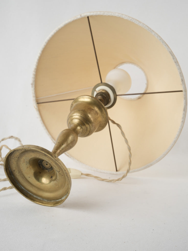 Retro European brass candlestick lamp