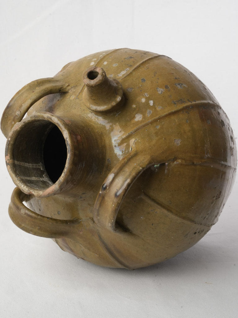 Decorative French farmhouse terracotta urn