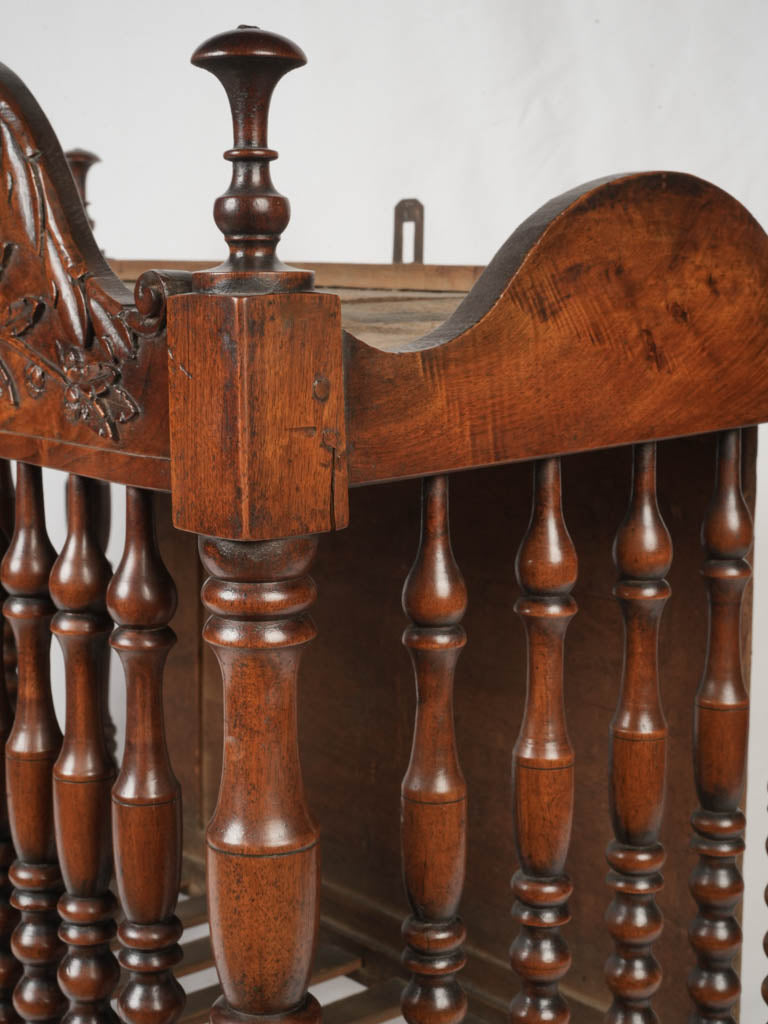 Rich walnut classical French furniture