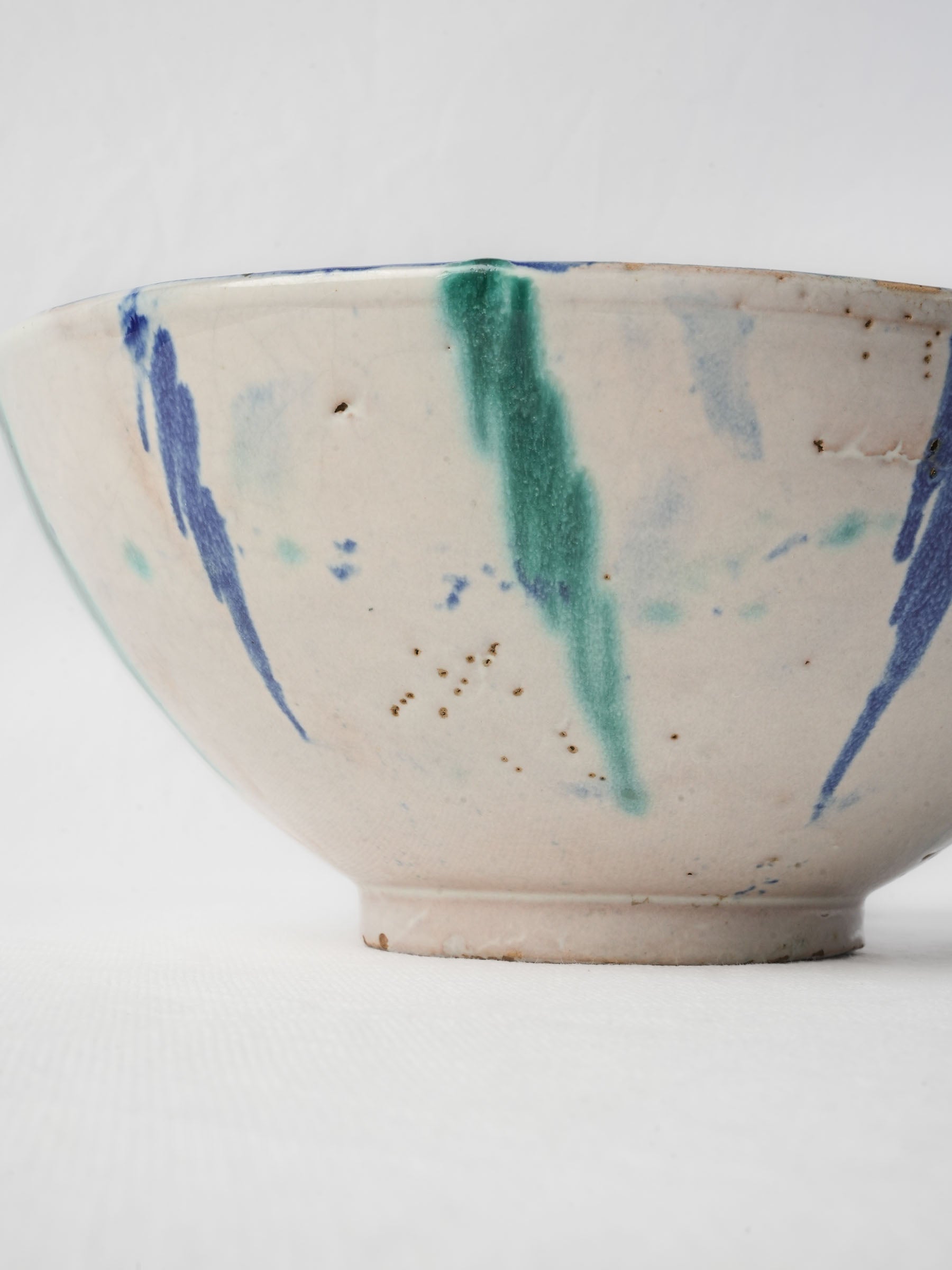 Rustic charming artisanal fruit bowl