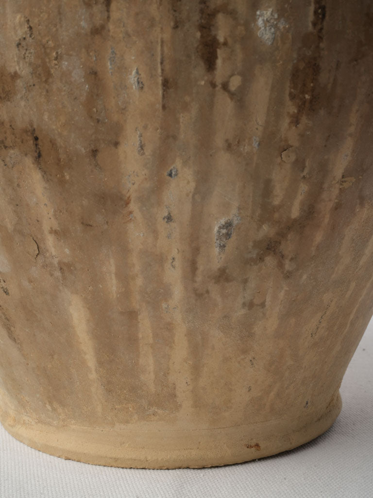 Hand-painted rustic terracotta pot