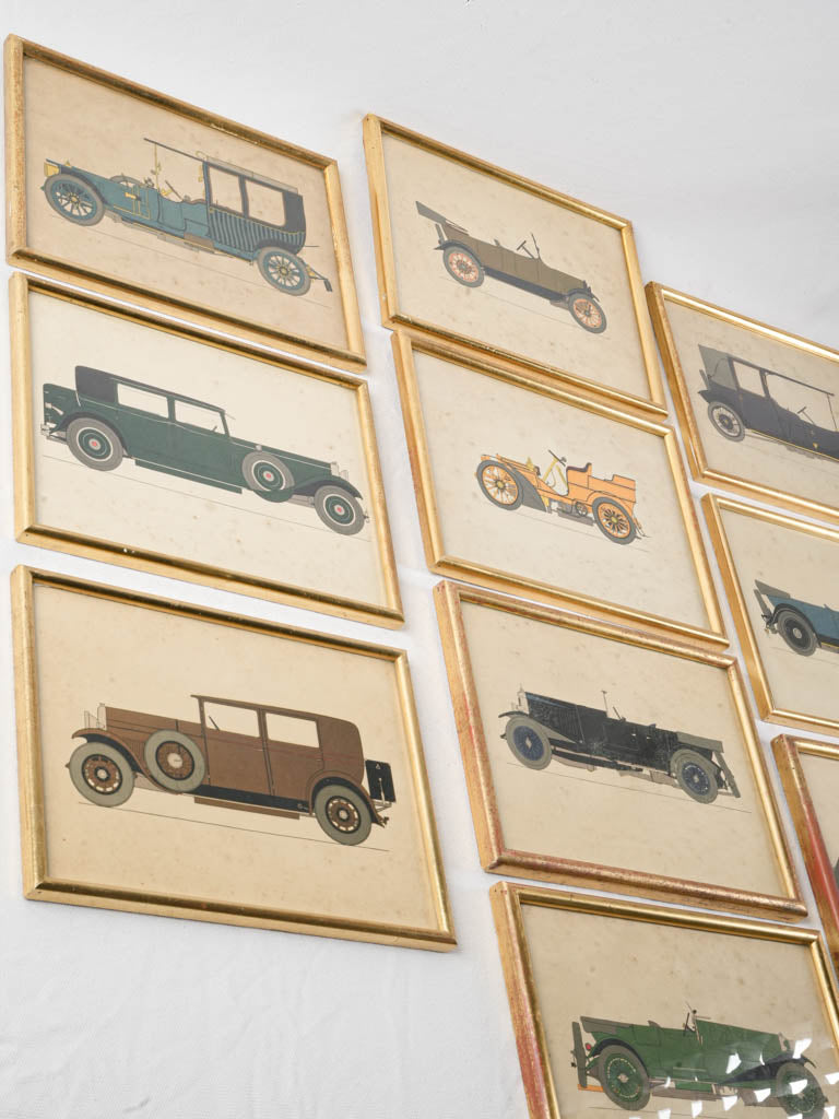 Charming vintage car study decor  