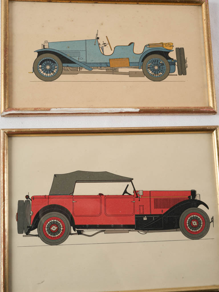 Whimsical variation automobile drawings
