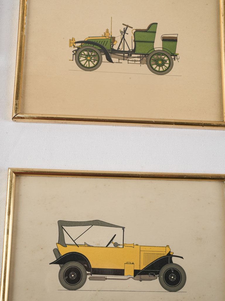 Sophisticated vintage auto picture series