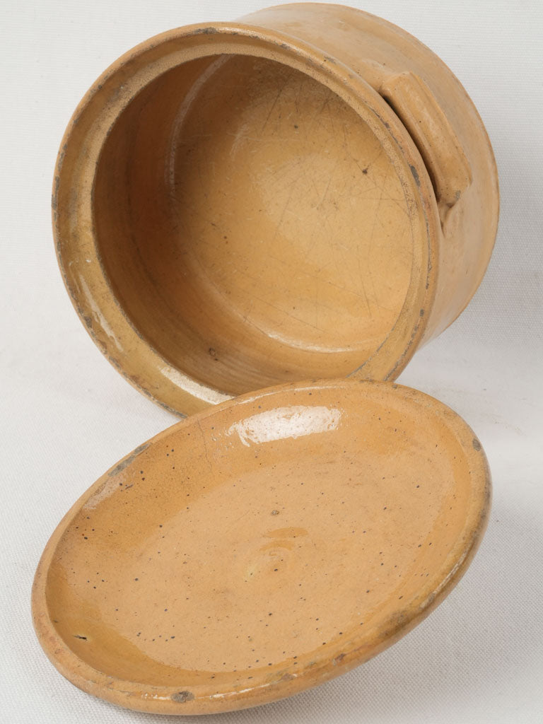 Provencal vintage round ceramic tureen