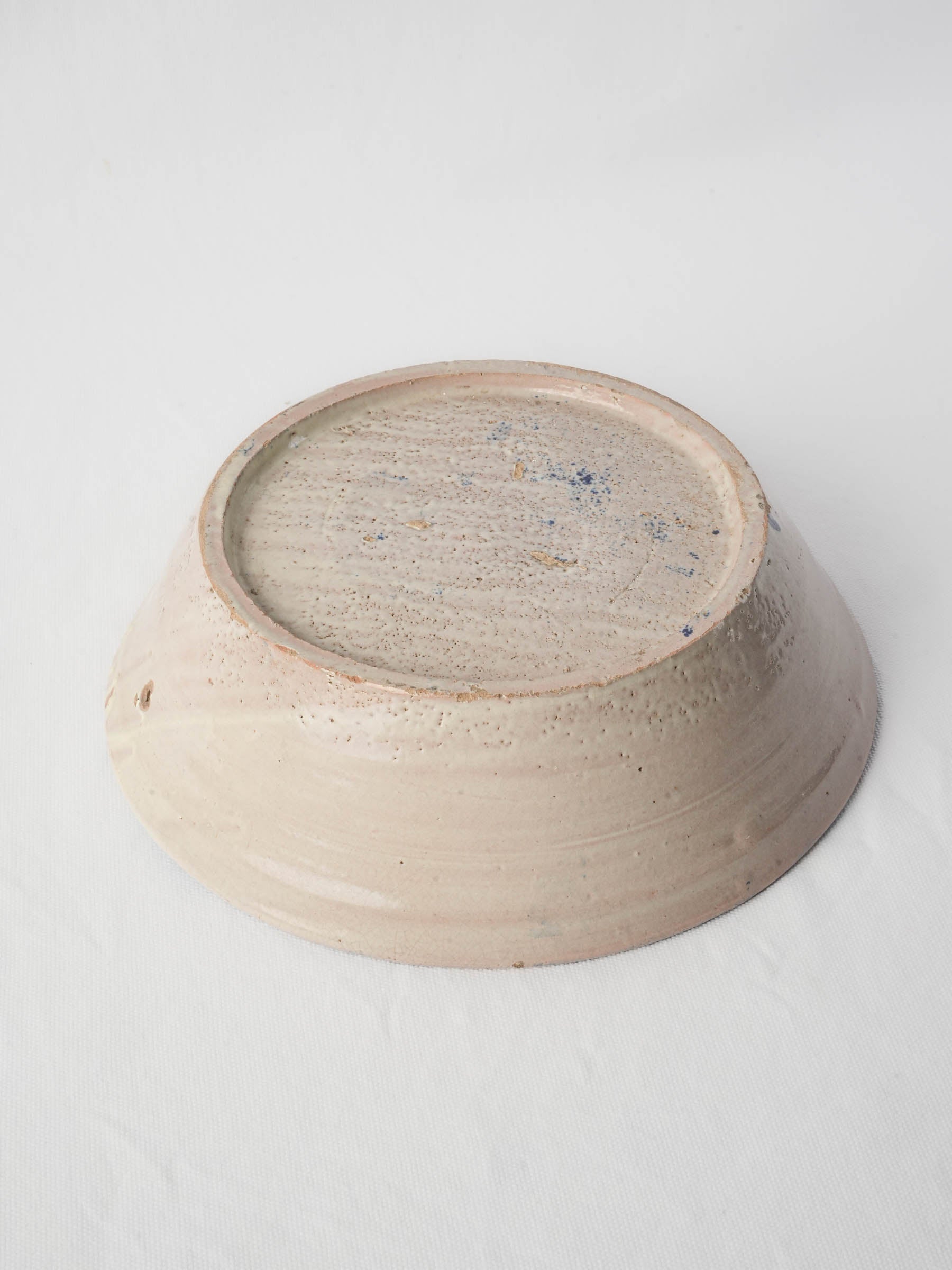 Handmade ceramic bowl, intricate features