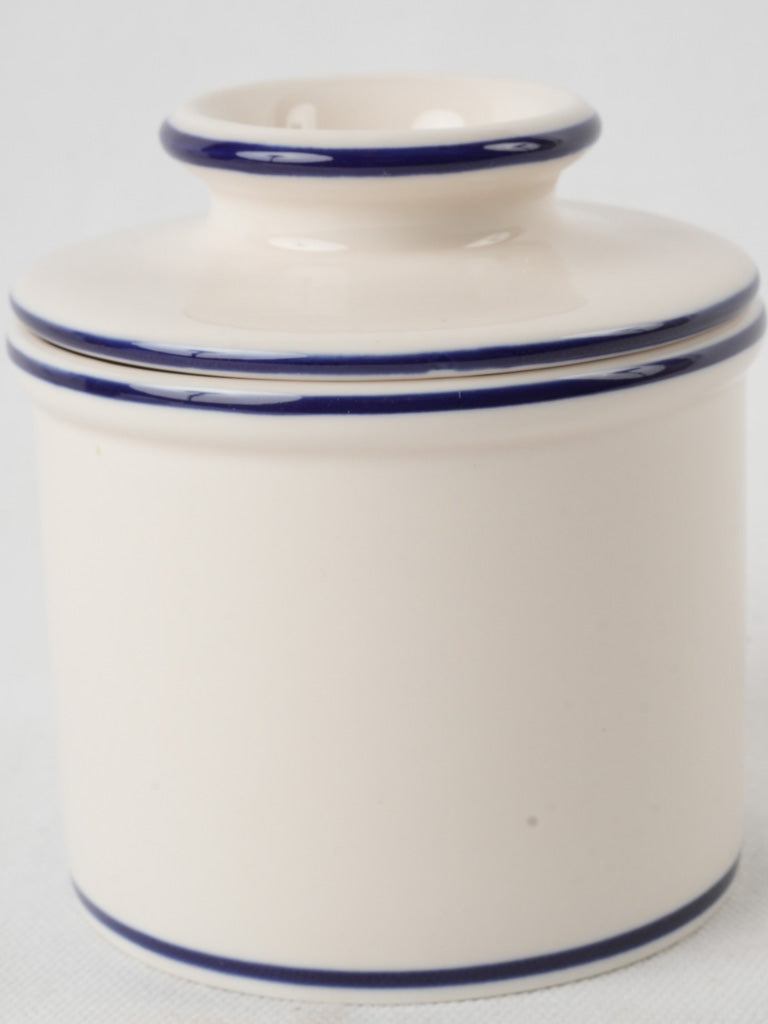 Rustic French-style butter bell, terracotta